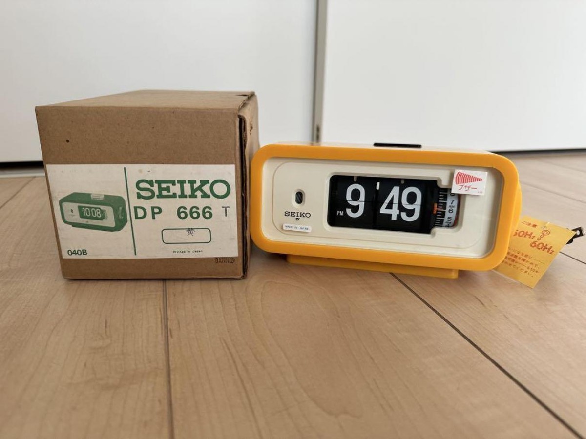 SEIKO パタパタ時計 60hz DP602 動作確認 flip clock SEIKO / Flip clock | YARDSALE BROTHERS