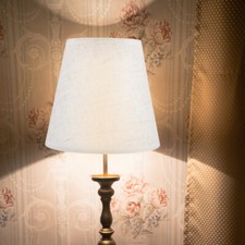 Drum Light Shades for Lamp Clip Bulb Lampshade Cloth Premium Accessories