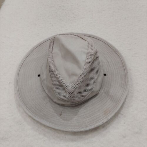 Vintage Dorfman Pacific Safari Hat Beige Mens One Size Breathable Lightweight - Picture 2 of 5