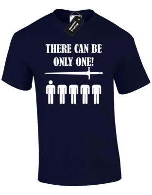 There Can Be Only One Movie Highlander Motto Sword Unisex T-Shirt