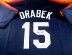 Doug Drabek / Autographed Houston Astros Blue Custom Baseball Jersey / JSA
