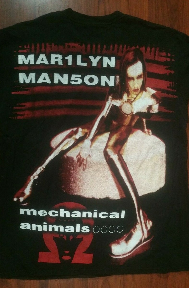 RARE MINT VINTAGE MARILYN MANSON BOOTLEG T-SHIRT SIZE XL | eBay
