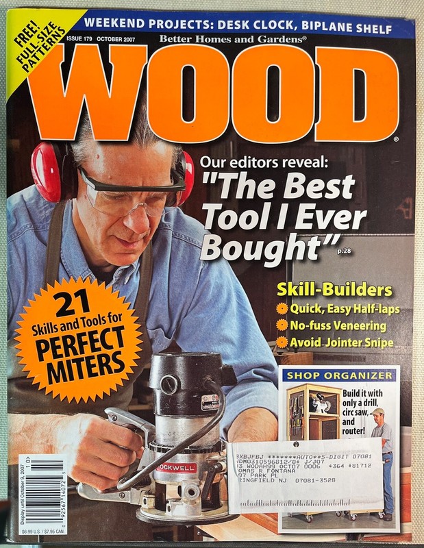 Vintage Wood Magazine : October 2007 :  Issue #179