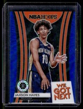 2019-20 Hoops Premium Stock We Got Next Blue Jaxson Hayes #13 New Orleans