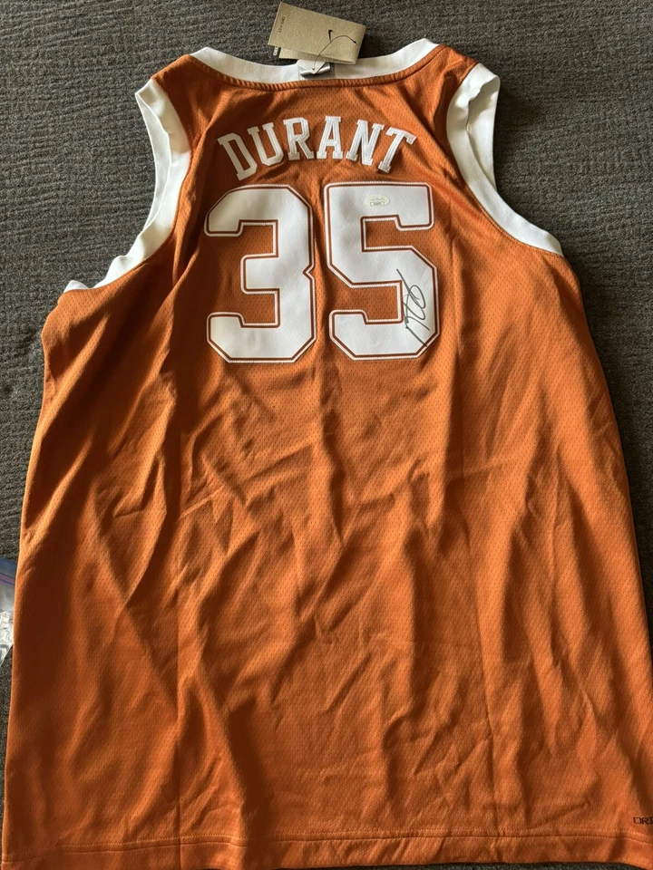 Kevin Durant Signed Autographed Texas Longhorns Nike Swingman Jersey JSA COA - Image 3 of 3