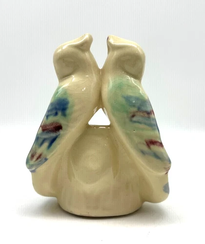 Vintage Shawnee Pottery Lovebirds Planter USA