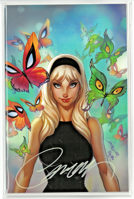 #ad #ad Gwen Stacy #1 Marvel Comics 2020 Signed J Scott Campbell Virgin Variant B Cover $36.00