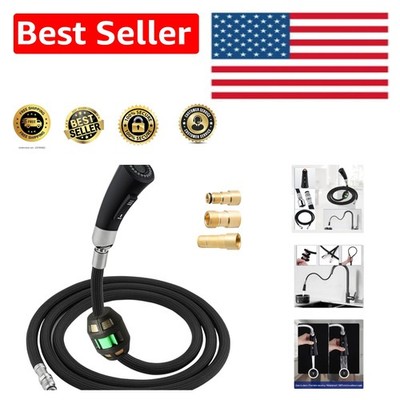 Durable 68-Inch Black Hose Kit for Kohler Pull Down Faucet - Leak-Proof Design