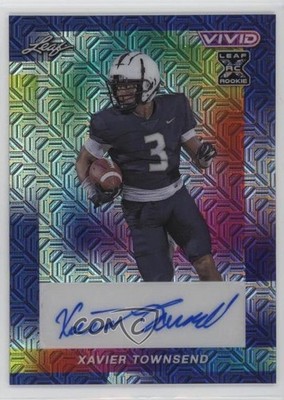 2024 Leaf Vivid Navy Blue Mojo 6/7 Xavier Townsend #BA-XT1 Auto 0jd0