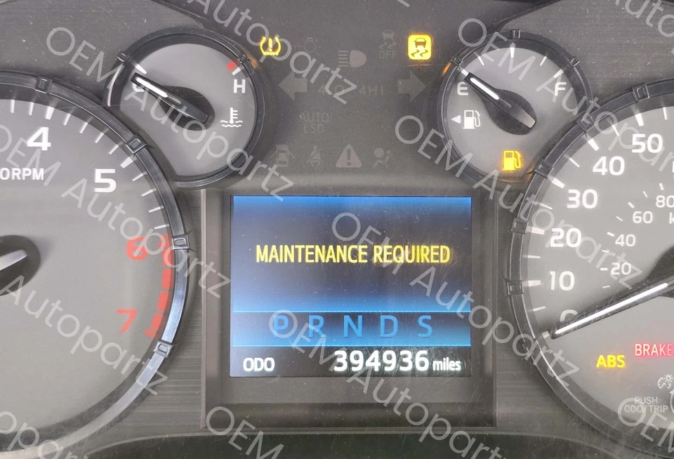 Cuadro de instrumentos medidores de velocidad Toyota Tundra 2016-2017 OEM usado Foto 4 de 4