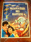 AFFICHE CINEMA ancien 1959 : film PRISONNIERES DES MARTIENS - HONDA / FOURASTIE