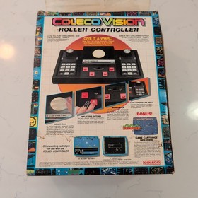 Colecovision Roller Controller in Box - W/ Slither & ADAM Adapter