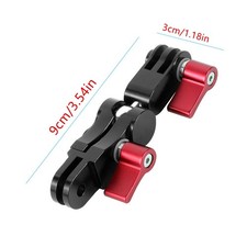Aluminium Adapter Swivel Arm Mount Ball Joint Stand for GoPro Hero 8 7 6 5 4 c