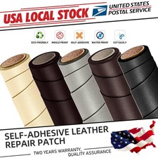 Leather Repair Kit Self-Adhesive Patch Stick on Sofa Clothing Car Seat Couch US