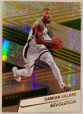 2024-25 Panini Revolution Neutron Damian Lillard #22 Milwaukee Bucks /125