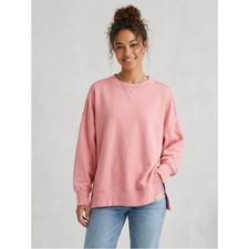 Aerie The Chill French Terry Crewneck Sweatshirt Pink Size Medium