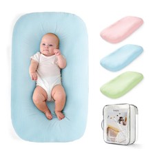 Baby Lounger for Newborn, Portable Baby Nest, Soft Cotton Breathable Washable...