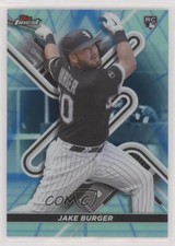 2022 Topps Finest Blue/Aqua Vapor Refractor 4/250 Jake Burger #7 1u6