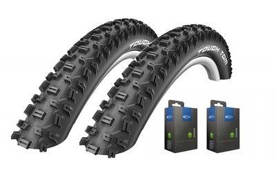 2 Schwalbe Tough Tom Active Fahrrad Reifen verschiedene Größen mit/ohne Schlauch