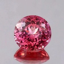 16.20 Ct Certified Natural Ceylon Padparadscha Sapphire Round Cut Loose Gemstone