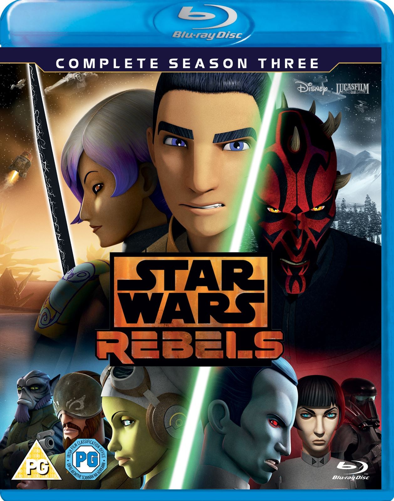 Star Wars Rebels: Season 3 [PG] Blu-ray - Simon Kinberg