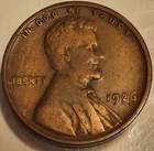1926 P Lincoln Wheat Penny Cent! Nice 100 Years Old US Coin!