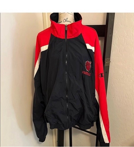 Vintage Champion San Diego State Aztecs Windbreaker Jacket Full Zip Men’s XXL