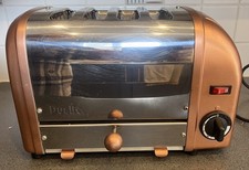 Dualit 4 Slice Classic Toaster 40352 - Stainless Steel / Copper