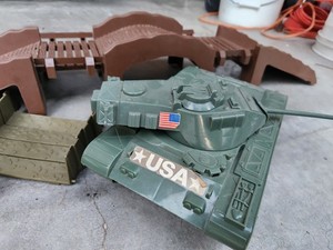 Vintage 1981 Schaper Stomper 4x4s Wild Mountain Set Partial Bridge Ramp Playset