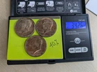 LOT OF 3 - 50C Clad Kennedy Half Dollar 40% Silver