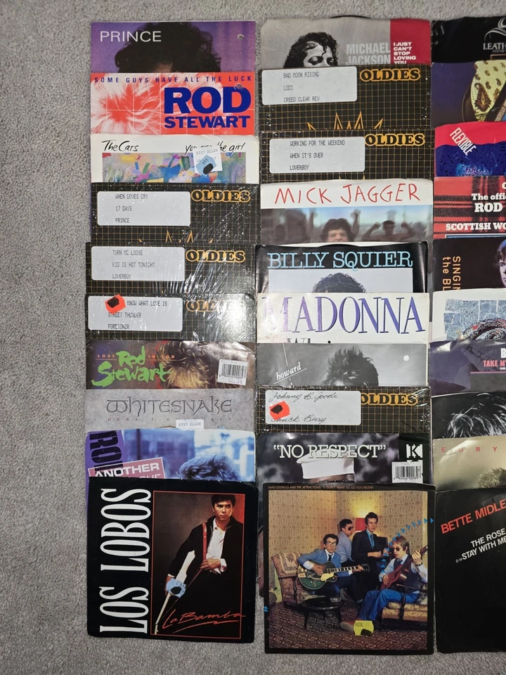 Lot Of 86 (Mostly 1980s Music Prince, Madonna Etc) 45 Vinyl Records - Image 3 of 4