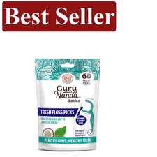 Dentist Recommended Cocomint Dental Picks - Effective Plaque Removal - 60 Pack