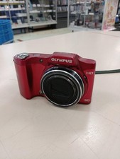 OLYMPUS SZ-11 14MP Digital Camera 20x Optical Zoom Silver Used Red