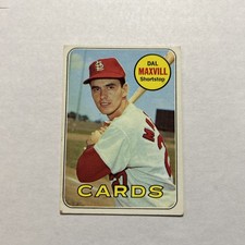 1969 Topps - Dal Maxvill #320 St Louis Cardinals Vintage Baseball Card
