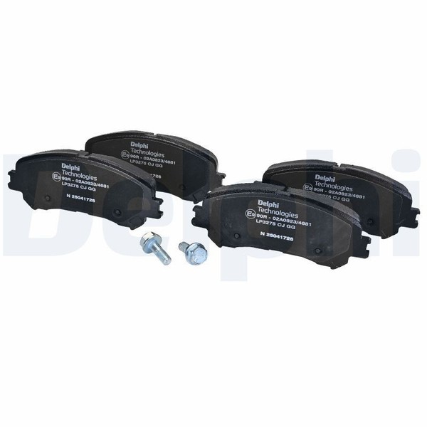 Delphi Bremsbelagsatz, Scheibenbremse LP3275 FüR Renault-image