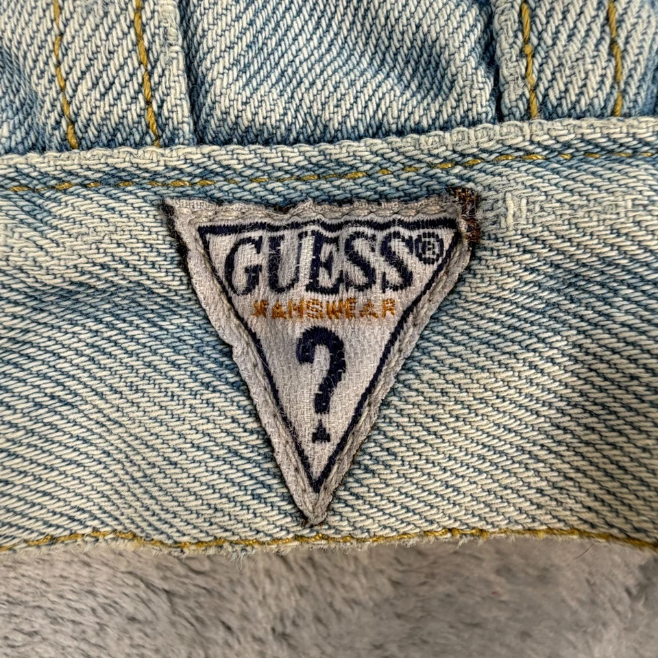 Guess Georges Marciano Denim Trucker Jacket Men’s XL Distressed Hong Kong - Image 4 of 4
