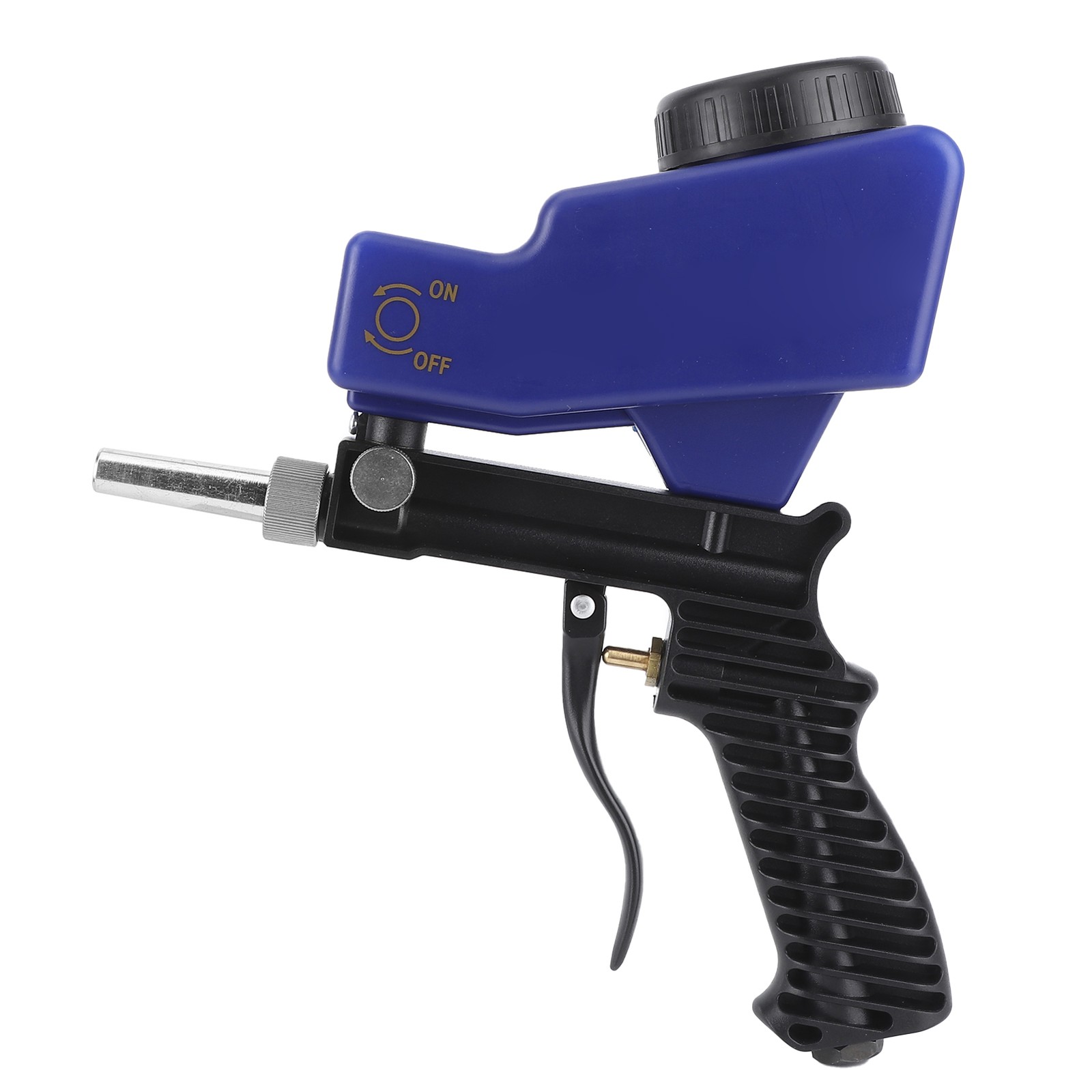 Blue Gravity Type Small Sandblasting Gun Sandblaster Car Automobile Supplies