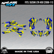 Graphics Kit for Suzuki ATV LTR450 (2006-2011) Swift Series - YELLOW