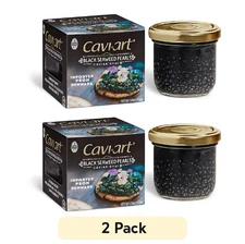 🌊 (2 Pack) Season Brand Cavi-art Black Seaweed Caviar–3.5 oz Jars ONEDAYSHIP!!
