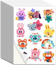 Vinyl Sticker Paper for Inkjet Printer, 40 Sheets 8.5" X11'' Matte Self-Adhesive