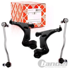 2x FEBI QUERLENKER + KOPPELSTANGE passend für OPEL ASTRA H + ZAFIRA B
