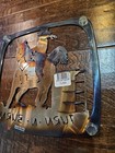 Turn & Burn Heavy Cut Steel Sculpture Decor  Riding Cowboy Nice🔥🔥🔥🔥 — photo 4