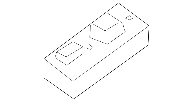Genuine Nissan 370Z Coupe Front Passenger Window Switch 25411-1EA0C NEW OEM - Image 3 of 4