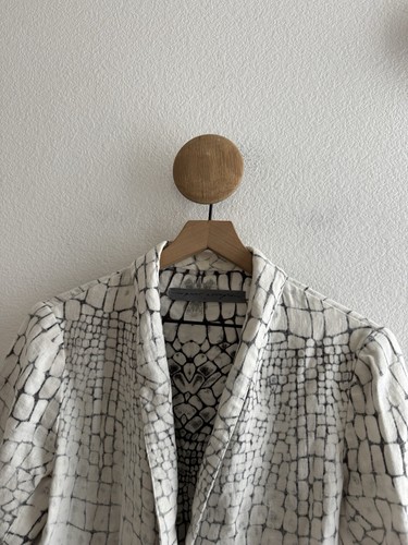 Raquel Allegra Linen Blazer Size 3 (Large) - Picture 2 of 9