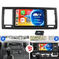 Autoradio Carplay Per Vw Transporter T6 Multivan Caravelle Dab+ Gps Navi 6+128G