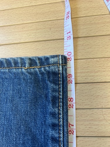 Pantalones de mezclilla 501 XX W30 L32 azules regulares rectos con botones de tiro medio Demin - Imagen 7 de 9