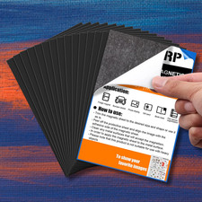 15 Pack Magnetic Sheet with Adhesive Displate Replacement Magnets Backing