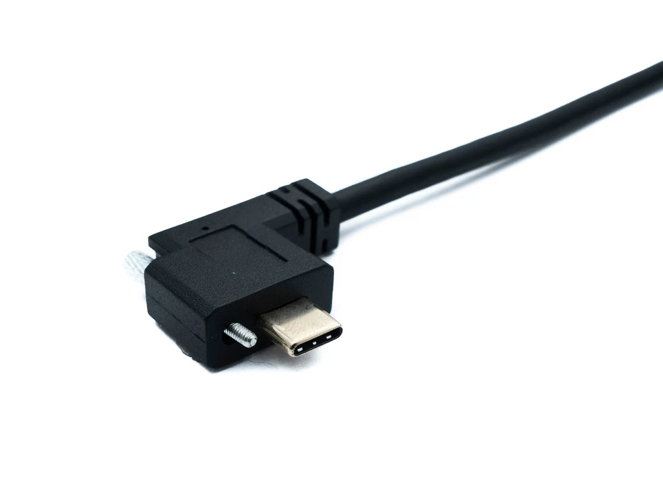 SYSTEM-S USB 3.1 Gen 2 Kabel 200 cm Typ C Stecker zu Stecker Single Double Screw - Bild 3 von 4