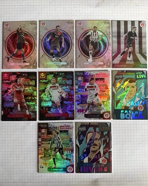 FC St Pauli Ultimate Dropz 2026 We Love St. Pauli Lot 10x Verschiedene No Topps