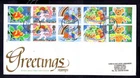 GB - 1989 Greetings Booklet First Day Cover